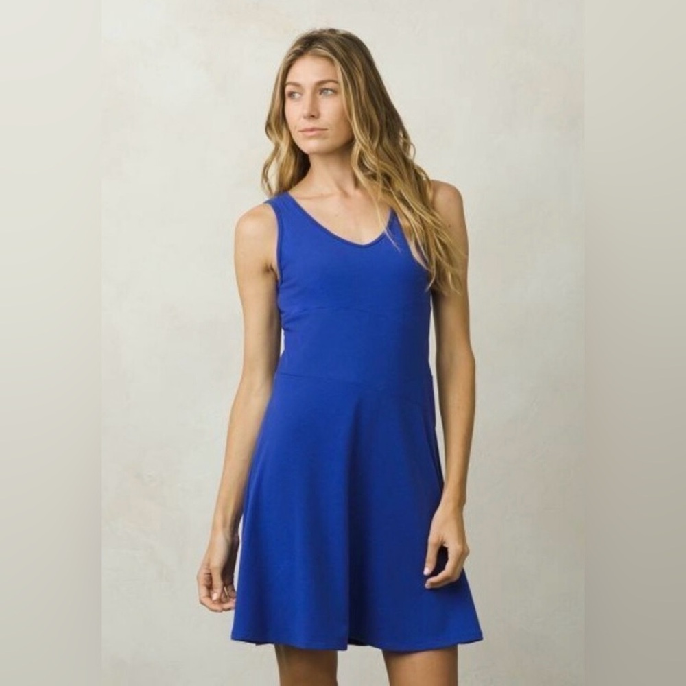 Prana Amelie Royal Blue Midi Dress